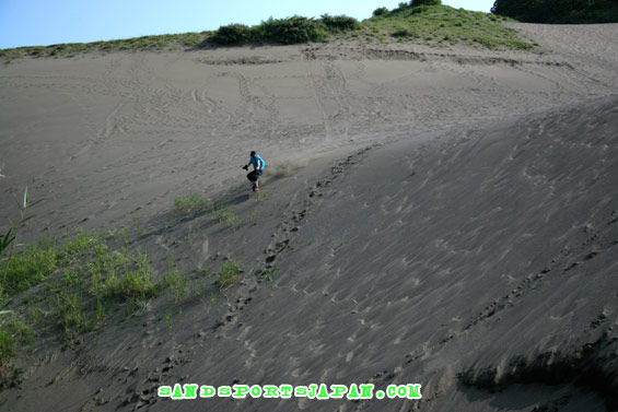 Sandboarding in Tateyama